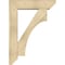 Ekena Millwork Westlake Slat Rough Sawn Bracket w/ Offset Brace, Douglas Fir, 8"W x 32"D x 44"H BKT0806X32X44WTL06RDF - alternate 4